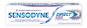 NEU: SENSODYNE DirectBekämpft Schmerzempfindlichkeit sofort1